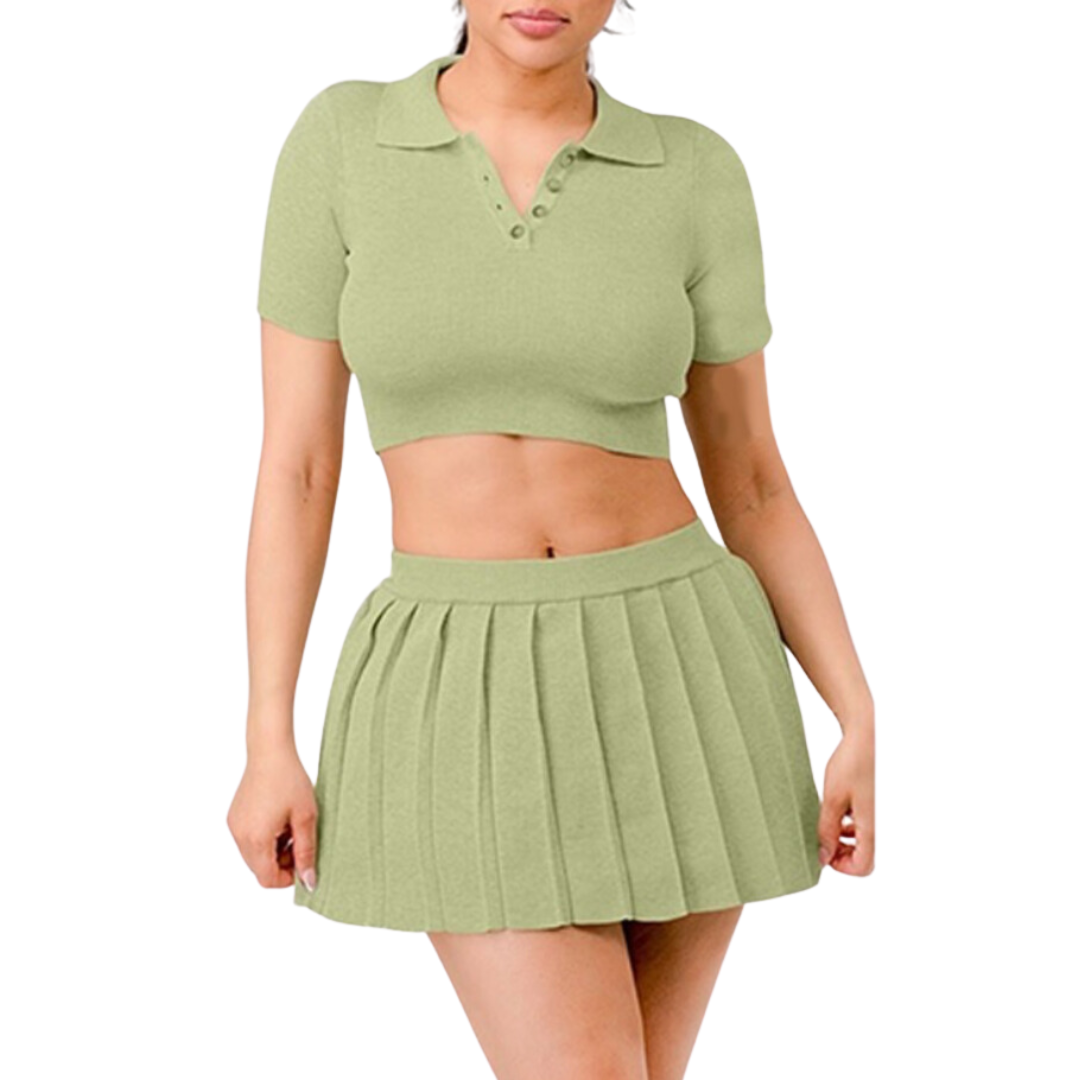 Tennis Skirt Set