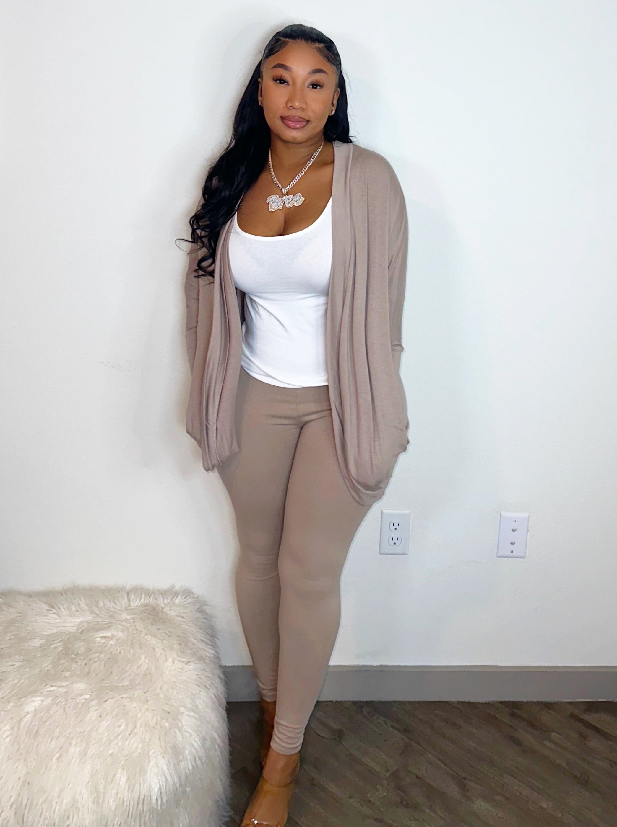 Cardigan Cutie Leggings Set