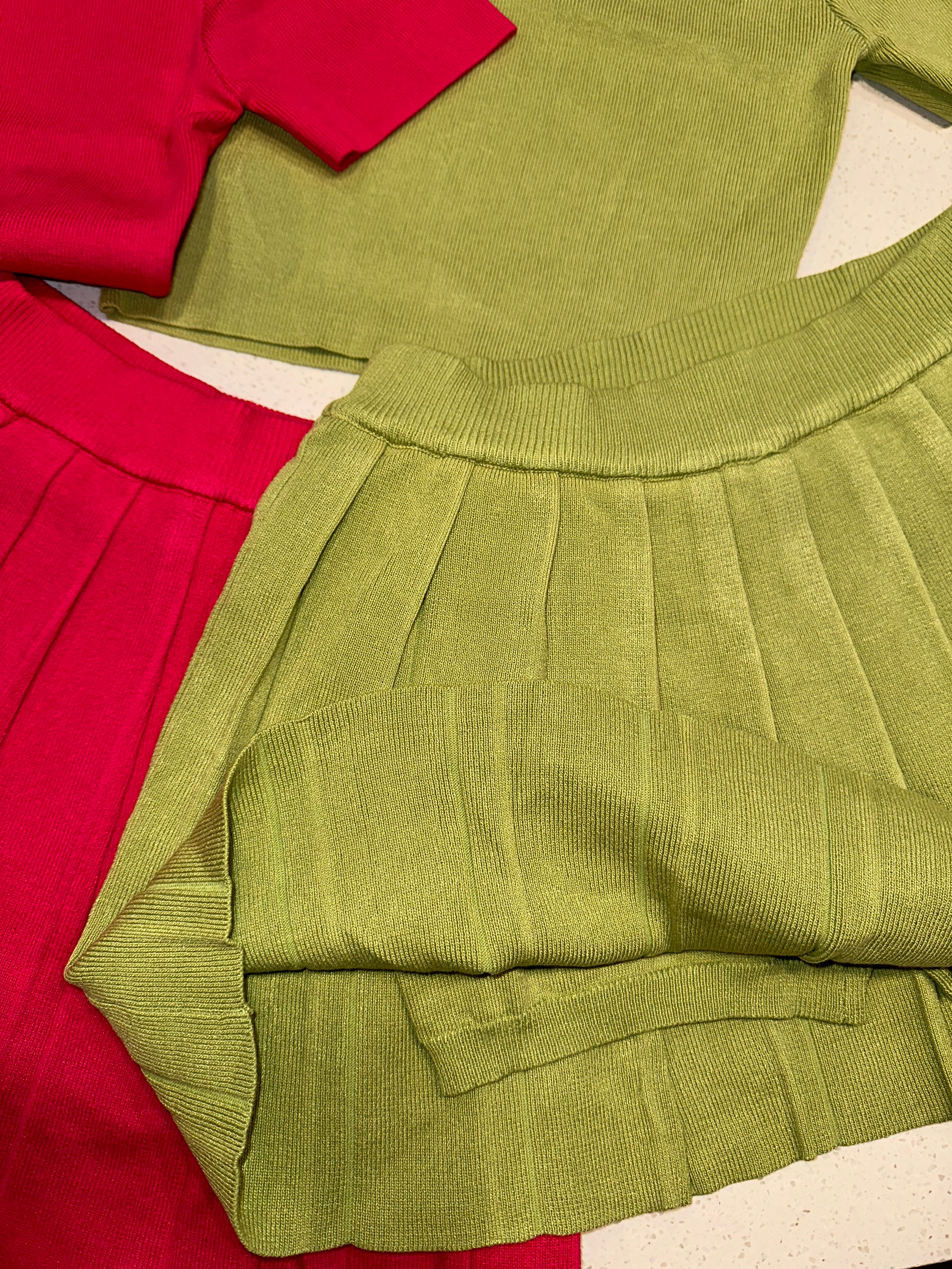 Tennis Skirt Set