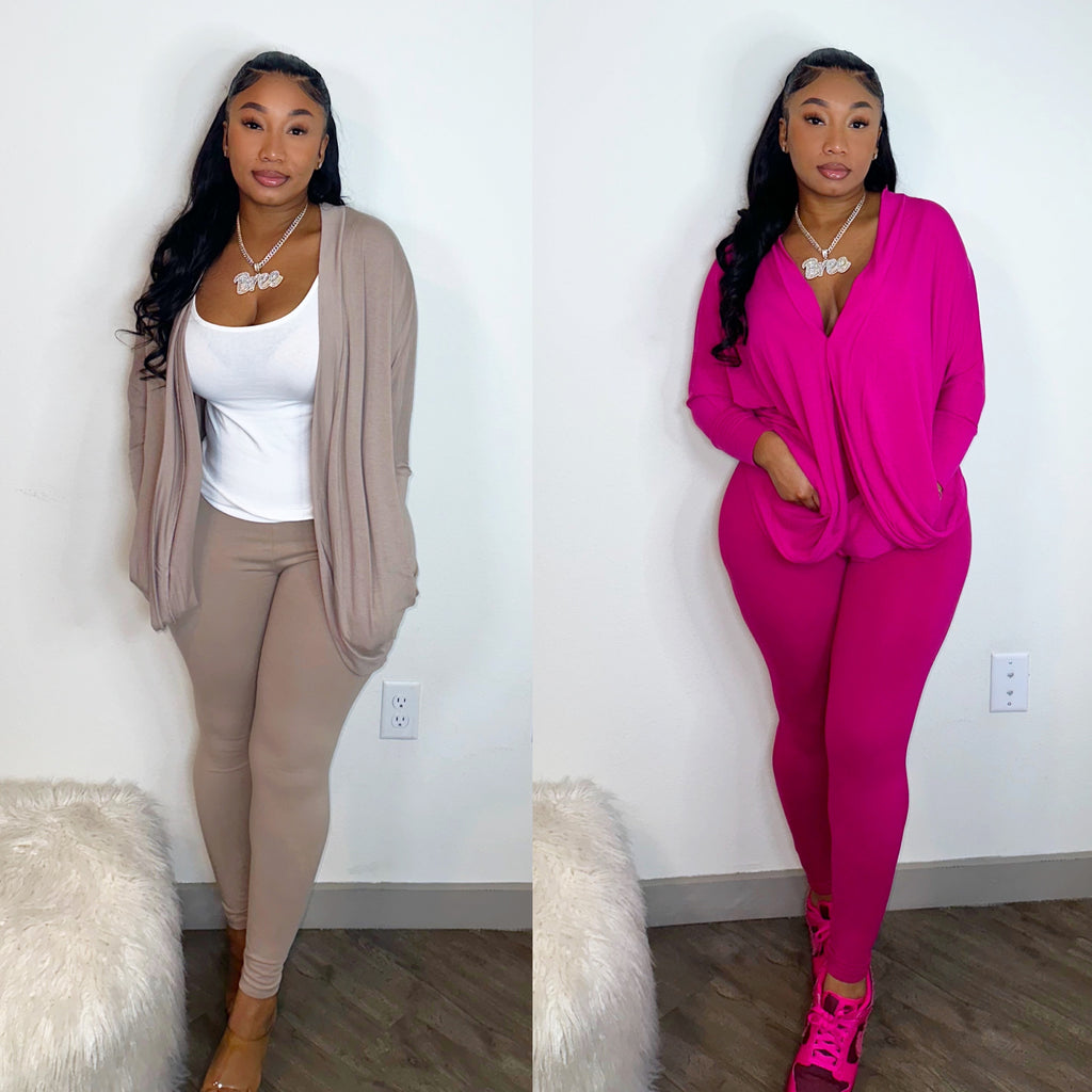 Cardigan Cutie Leggings Set