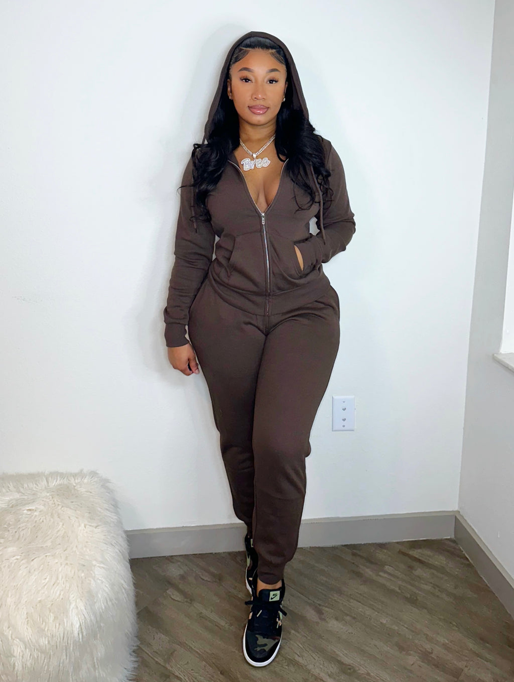 Ultra Soft Joggers Set - Chocolate