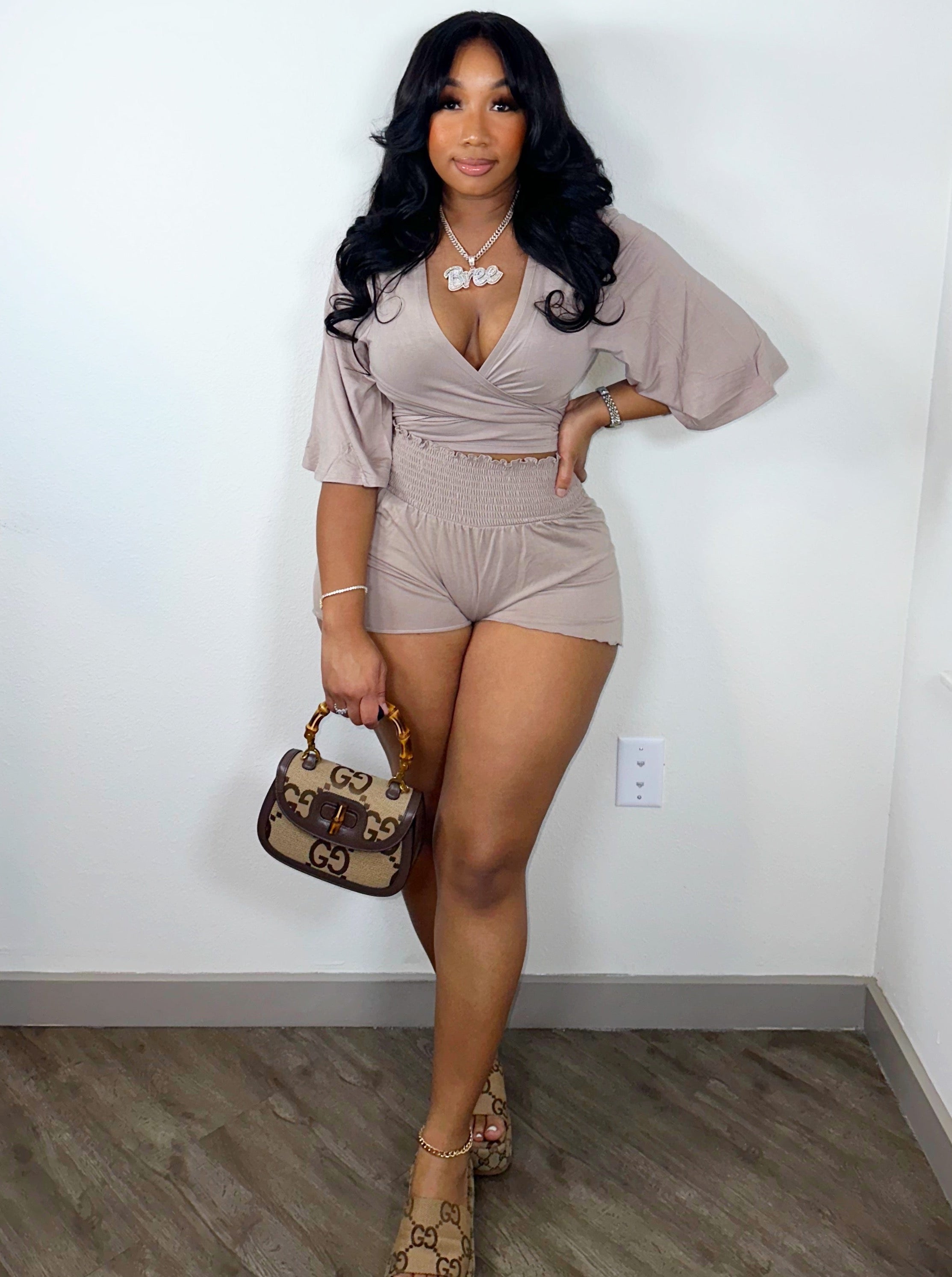 Sightseeing 🗺️ 2pc Shorts Set