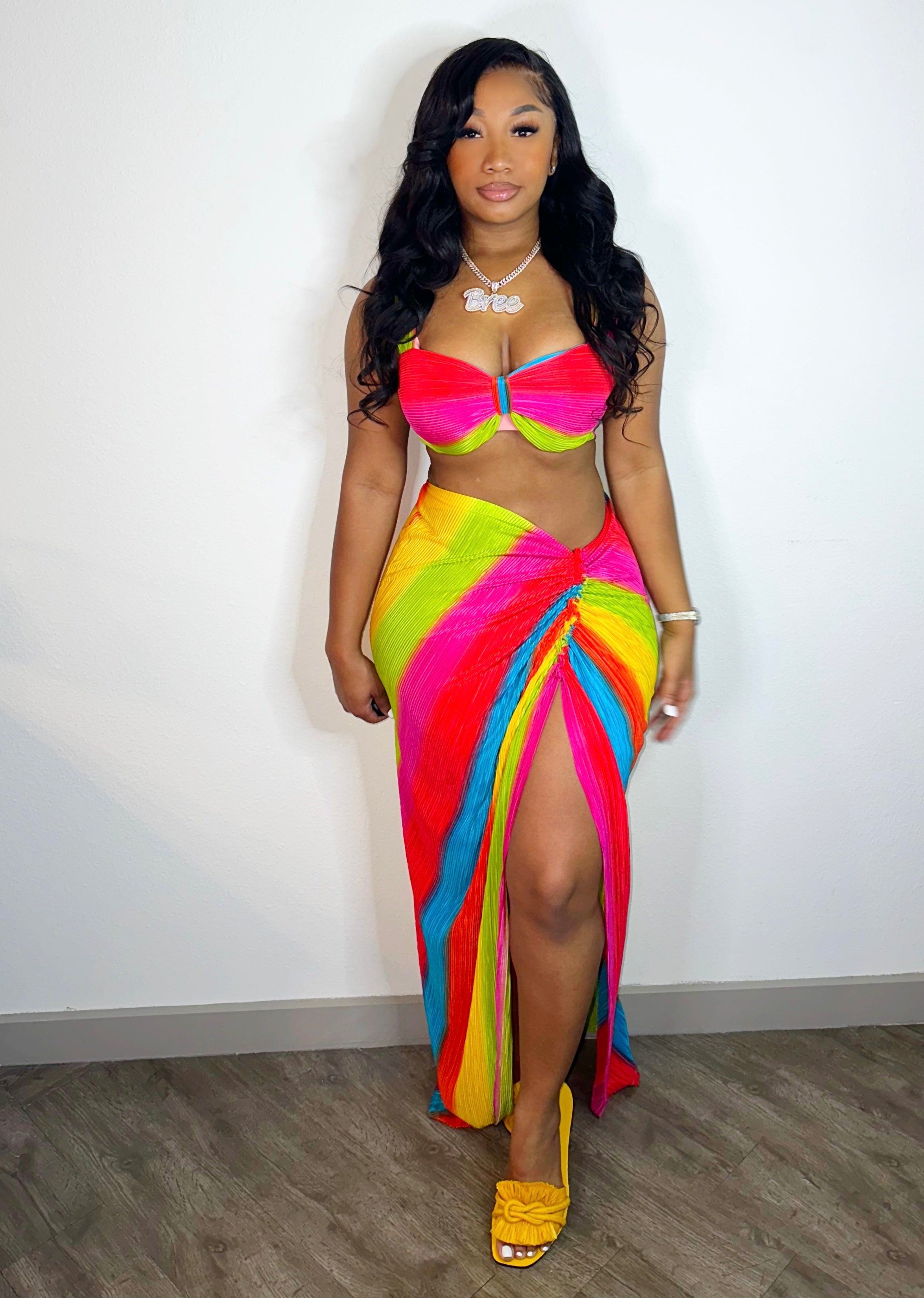 Take me to Tulum 2pc Set -Multi 🍭