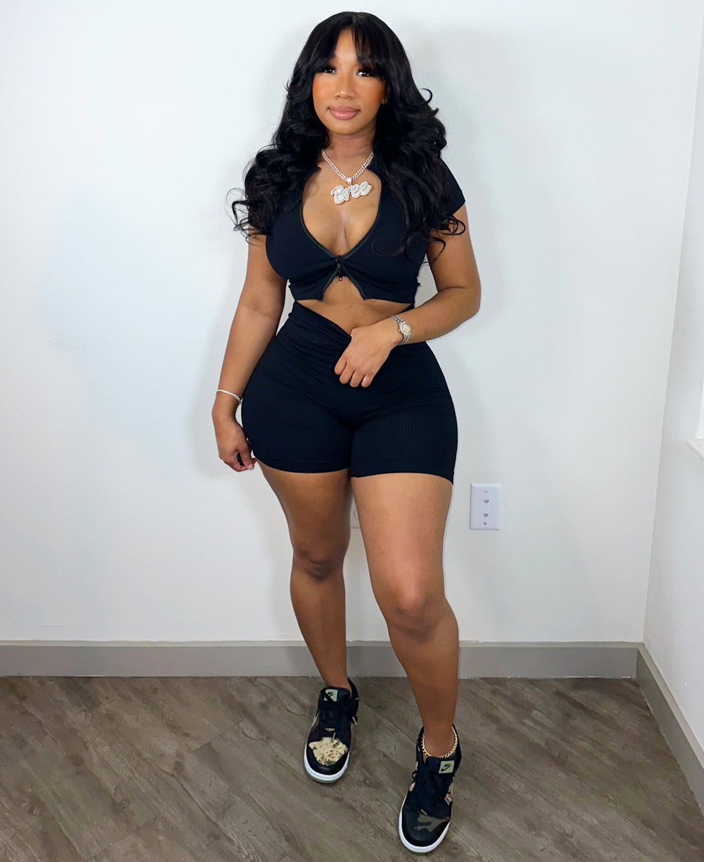Airport Baddie ✈️ Shorts 2pc Set