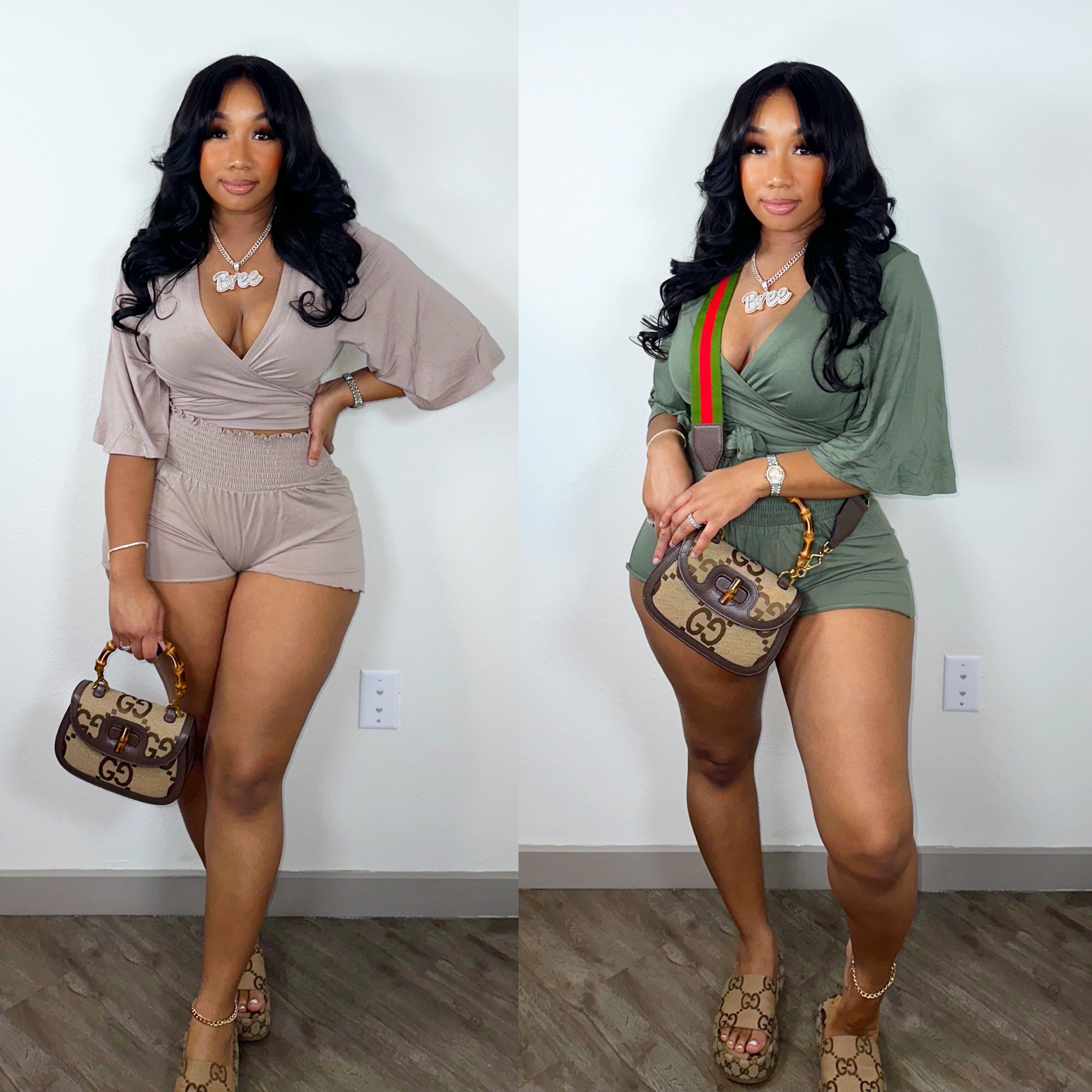 Sightseeing 🗺️ 2pc Shorts Set