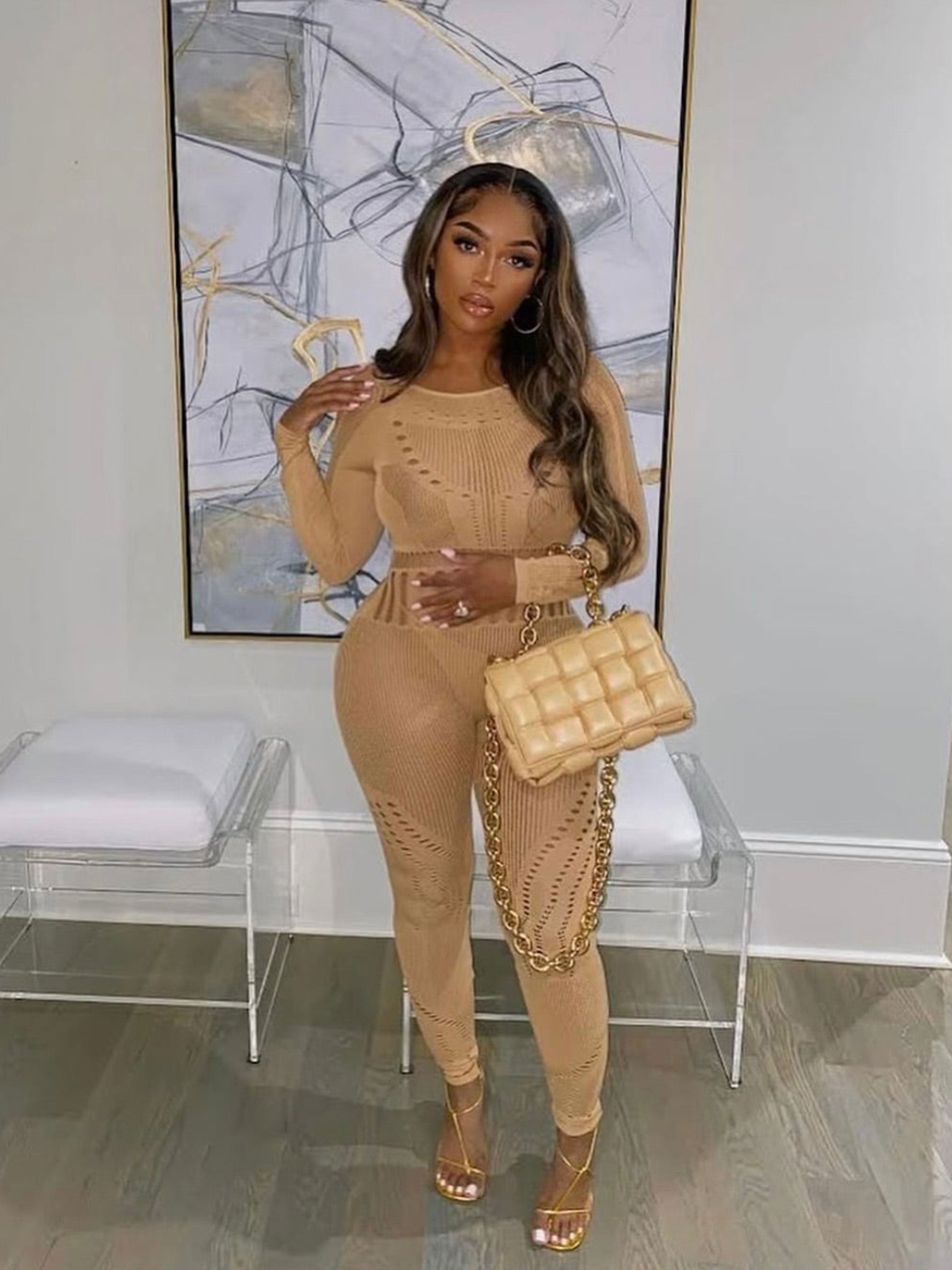Send Nudes Jumpsuit - Mocha🤎
