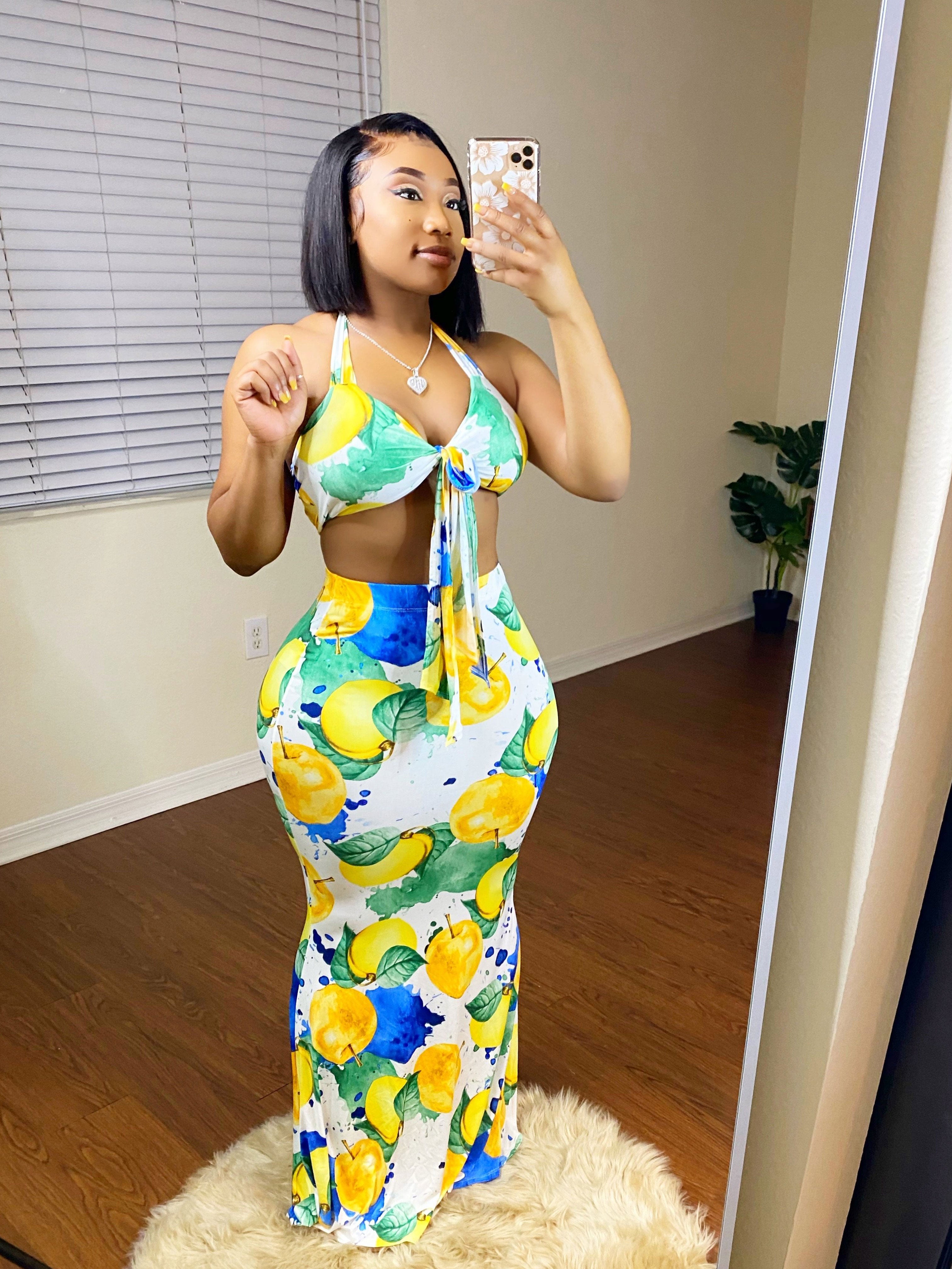 Island Apple Two-Piece Set | chinoscloset | Shop Online Latest Clothes & Fashion