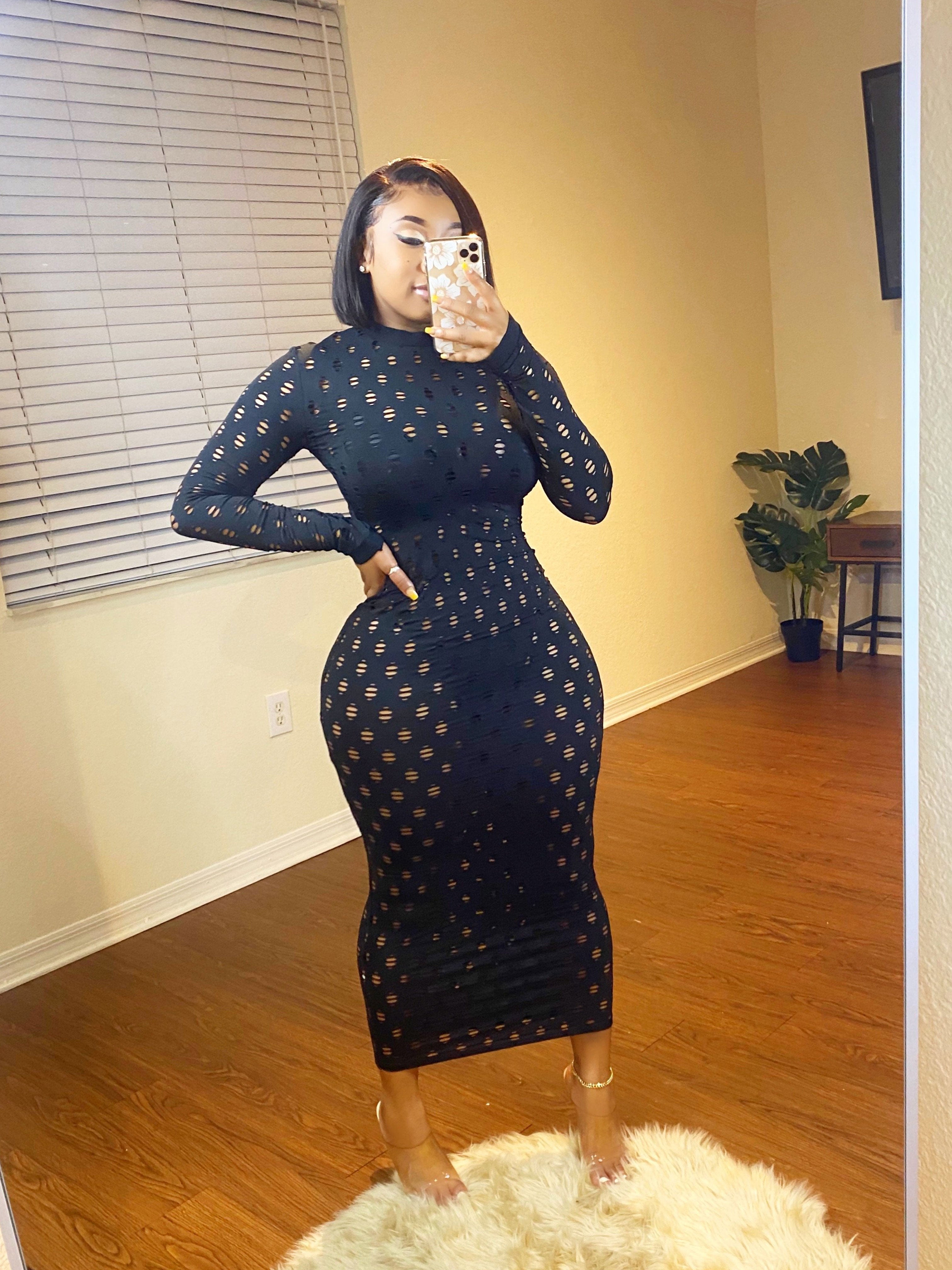 Black Hole Dress | chinoscloset | Shop Online Latest Clothes & Fashion