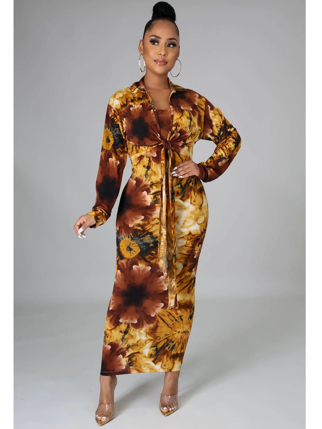 Gold Wildflower Dress