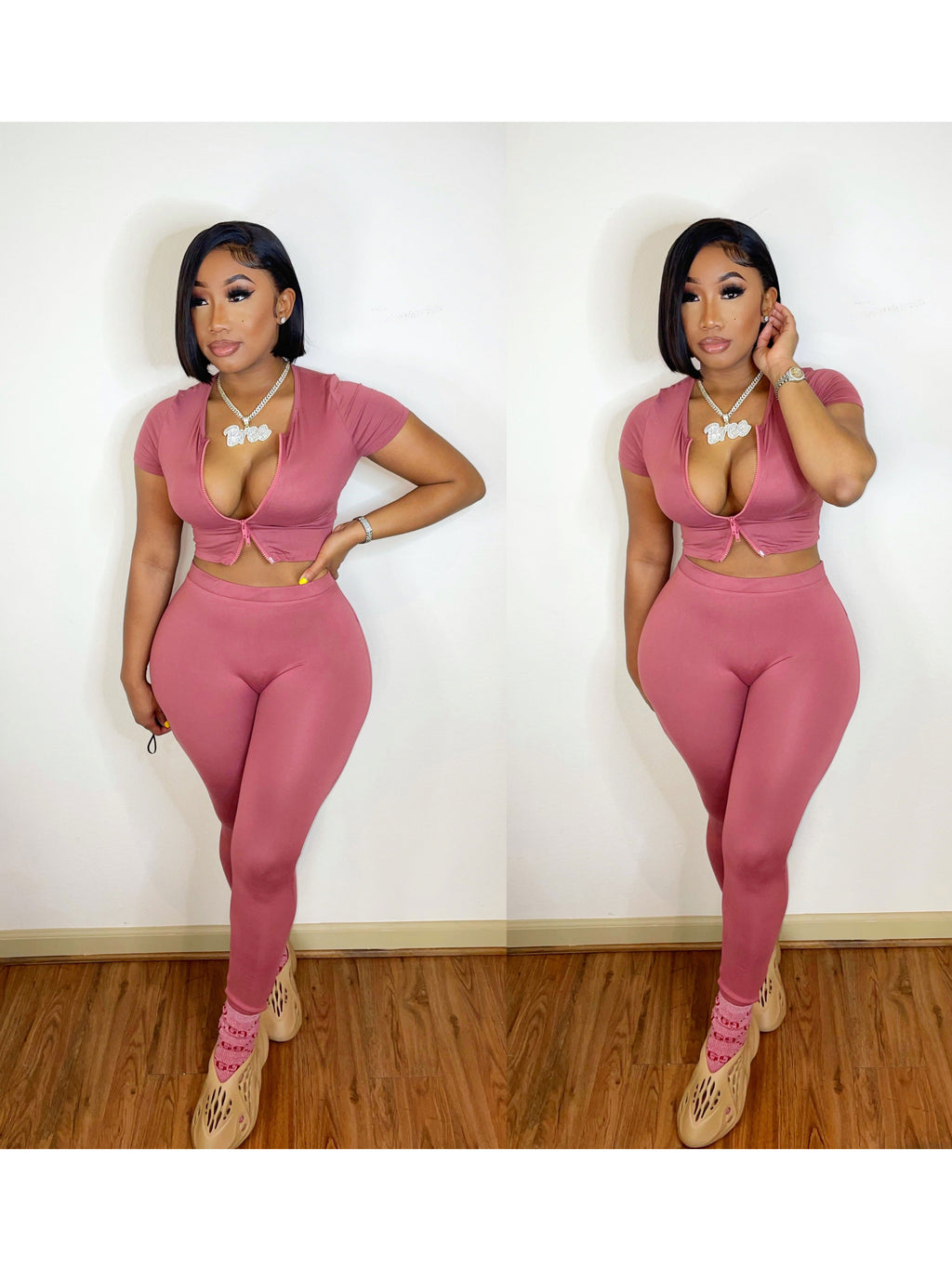 Take It Easy “Mauve” 2pc Set