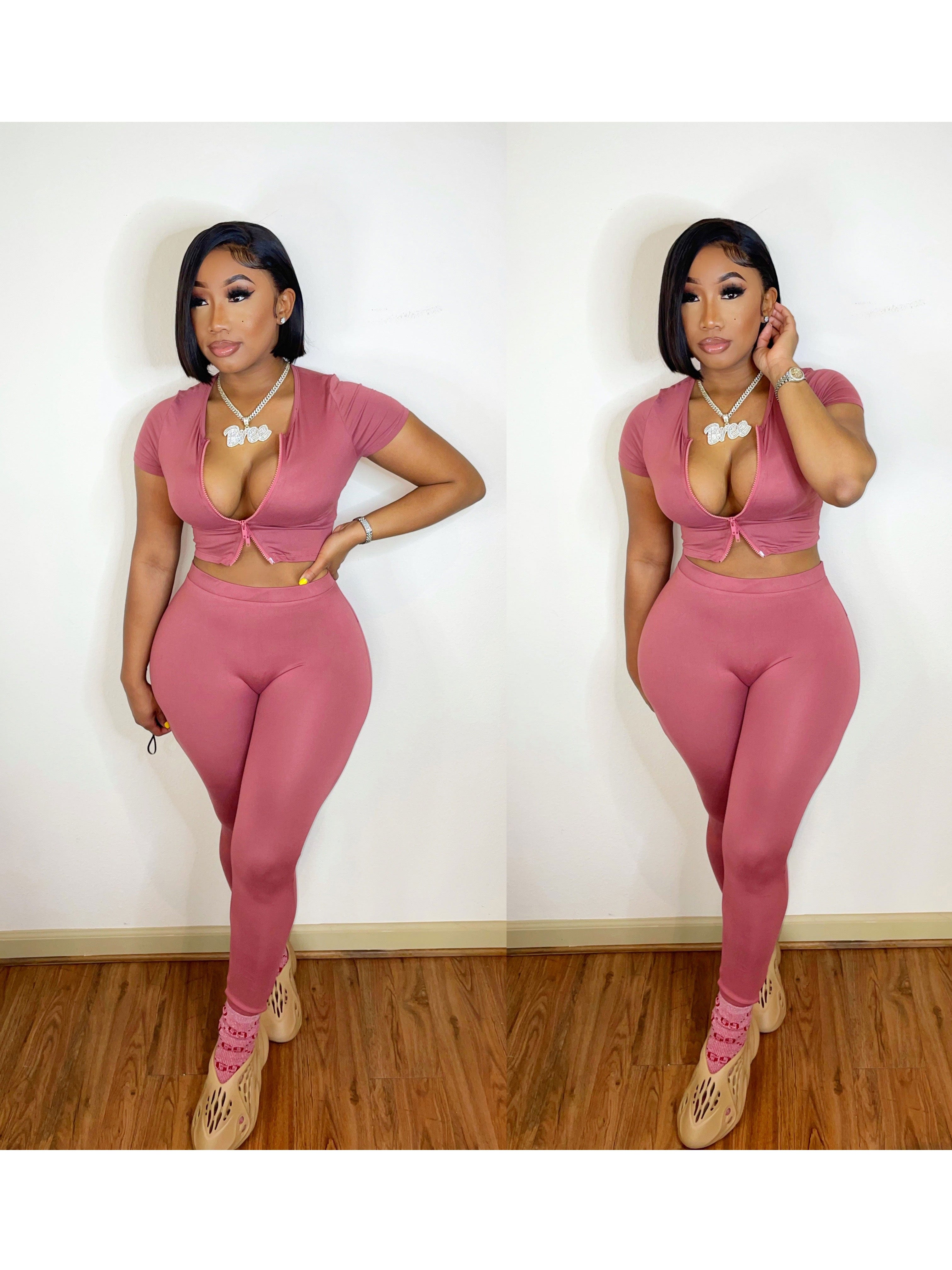 Take It Easy “Mauve” 2pc Set