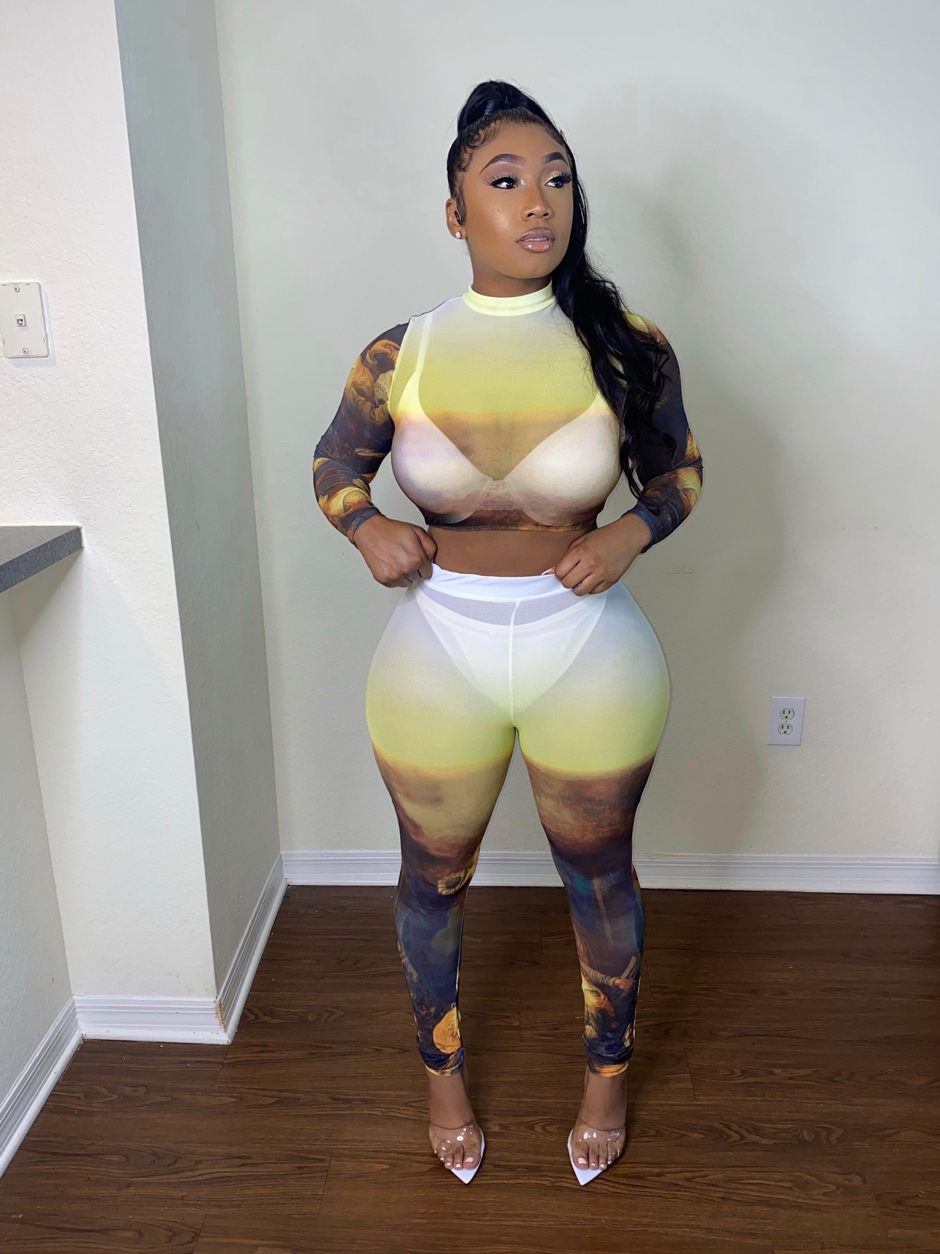Ombré-Kable Two-Piece Set