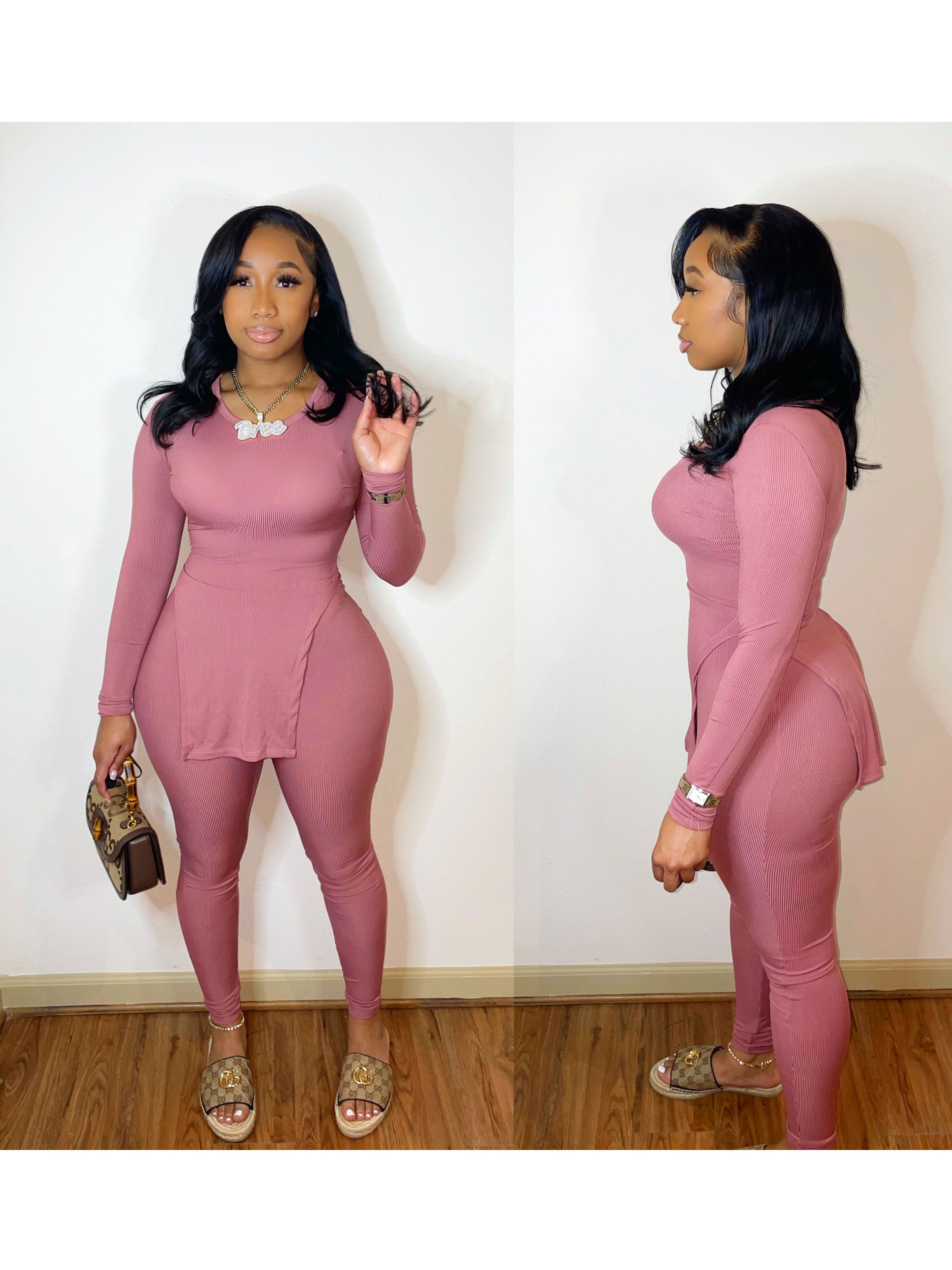 Pink Lady Long John 2pc Set