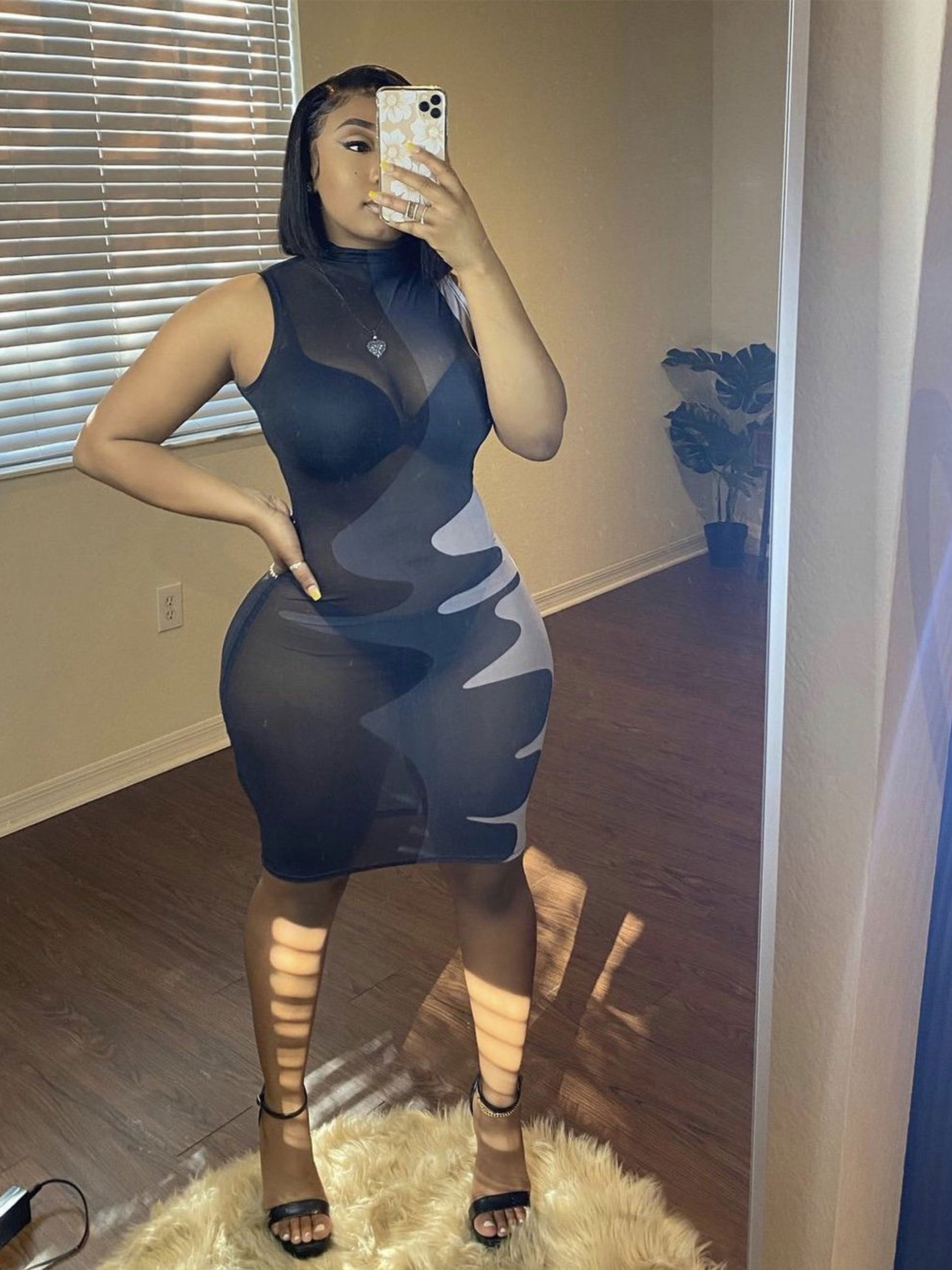 Black Camo Dress | chinoscloset | Shop Online Latest Clothes & Fashion