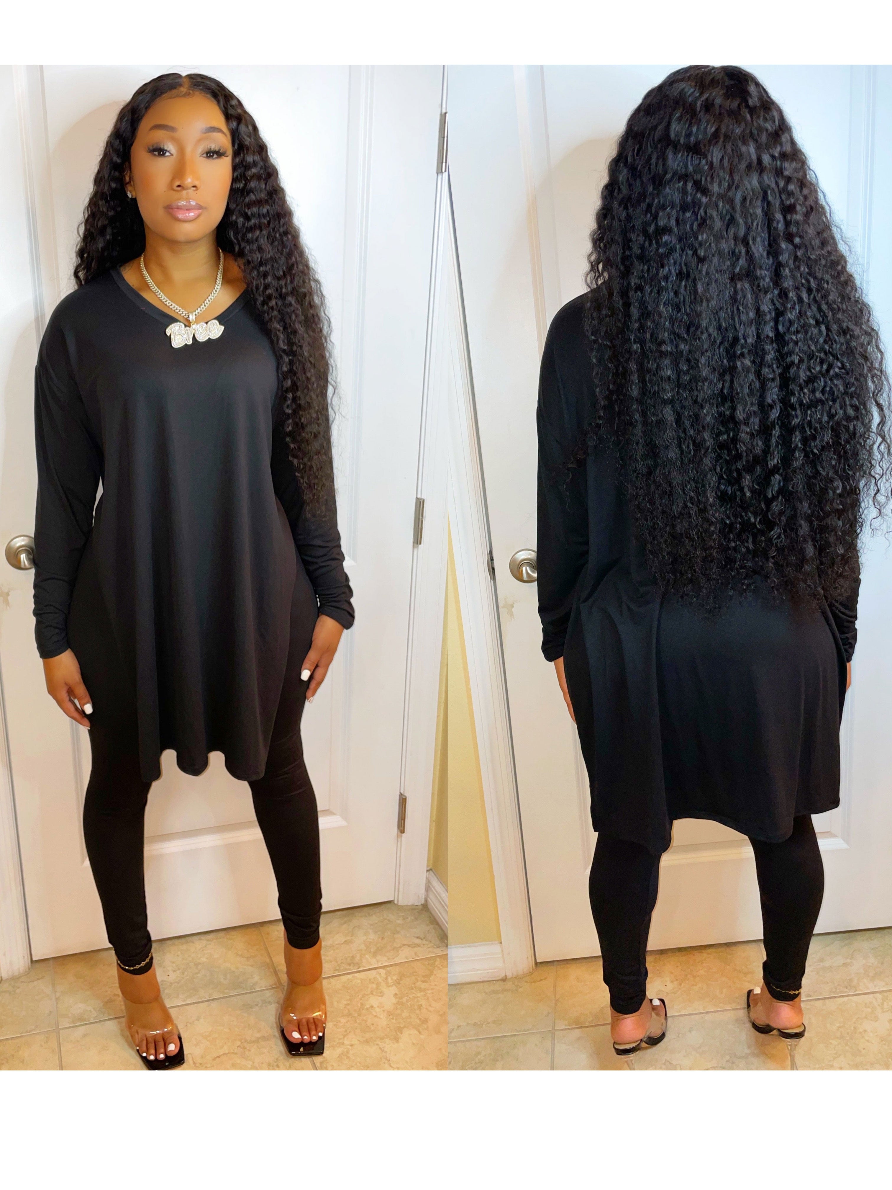 Black Lounge 2pc Set