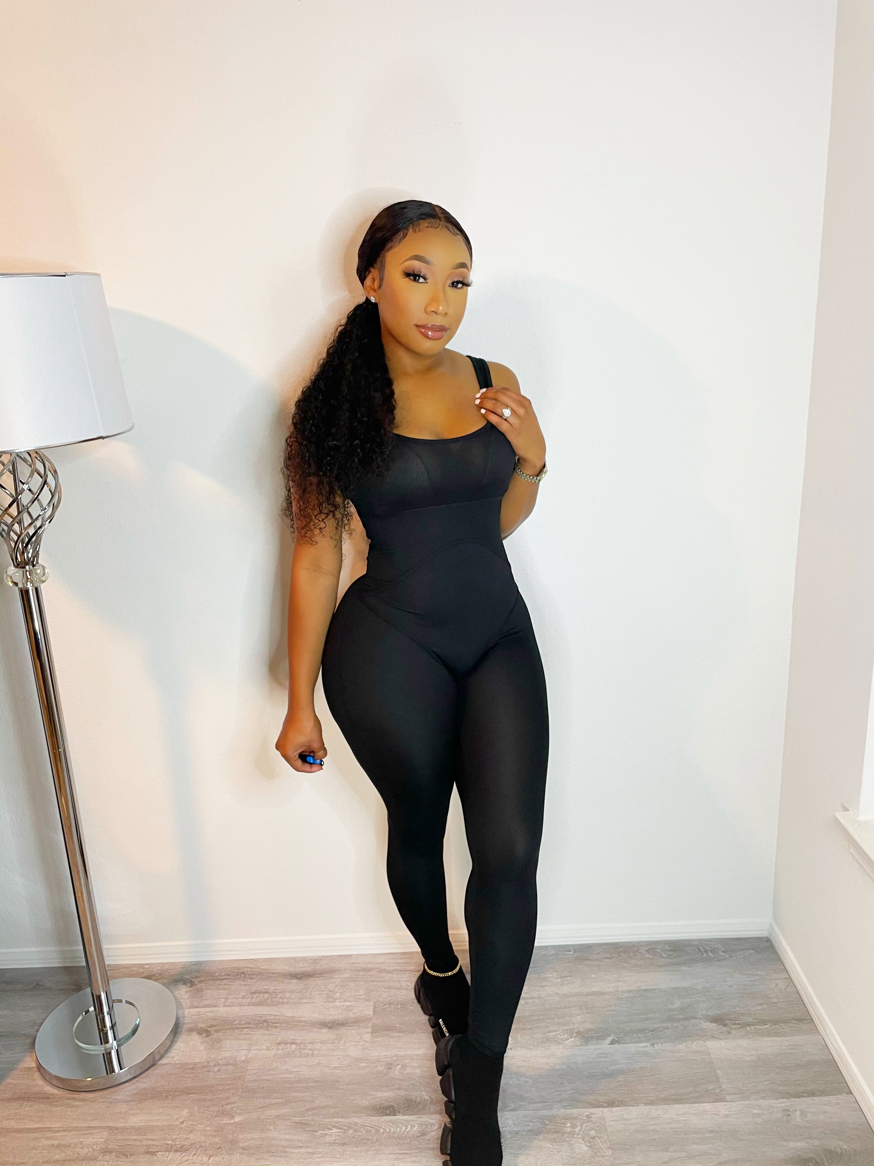 Black Bonnie Jumpsuit