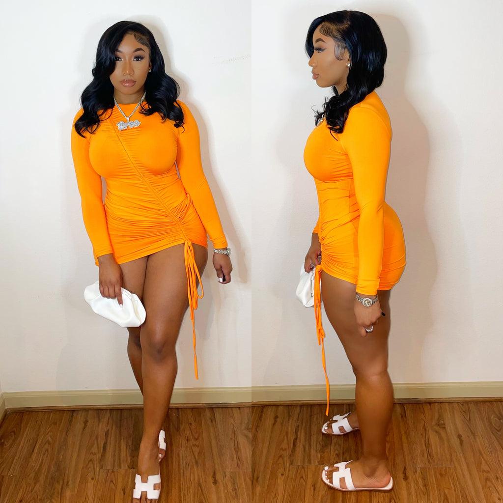 Tangerine Mami Dress