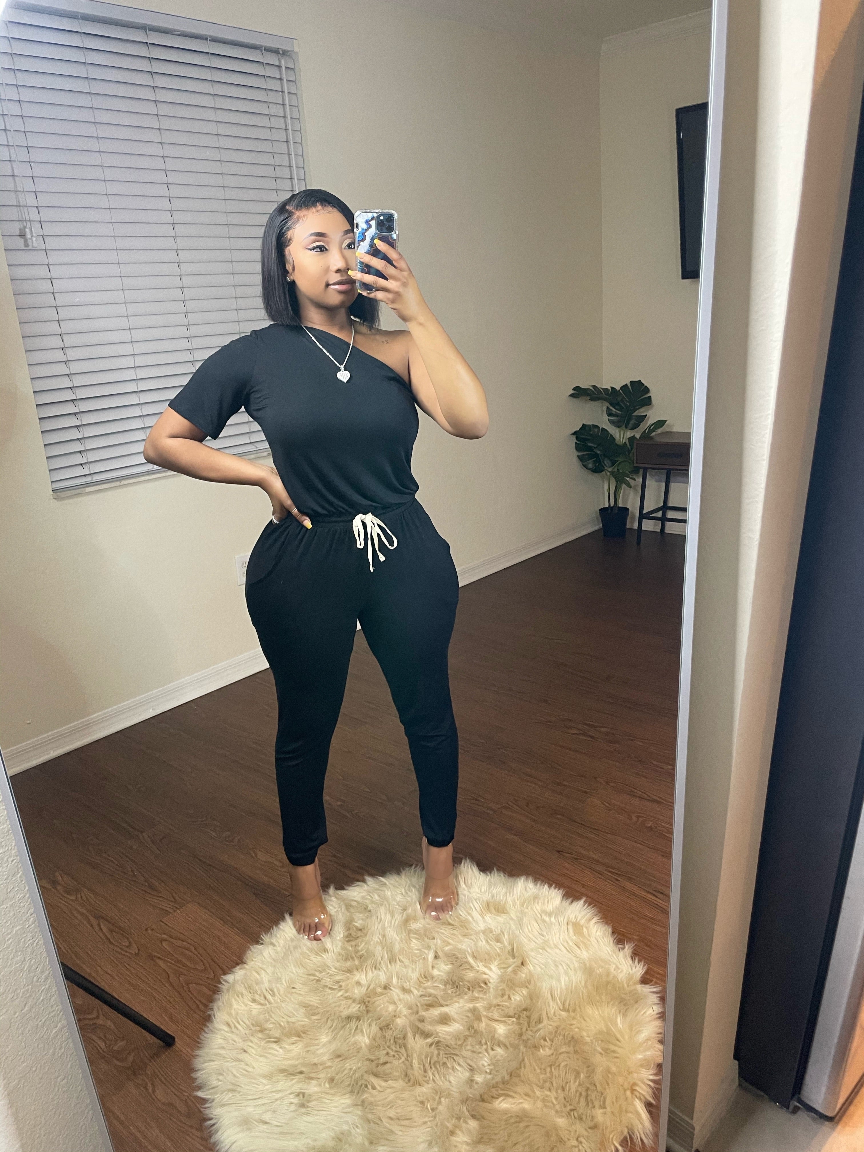 Black “Chill” Jumpsuit | chinoscloset | Shop Online Latest Clothes & Fashion