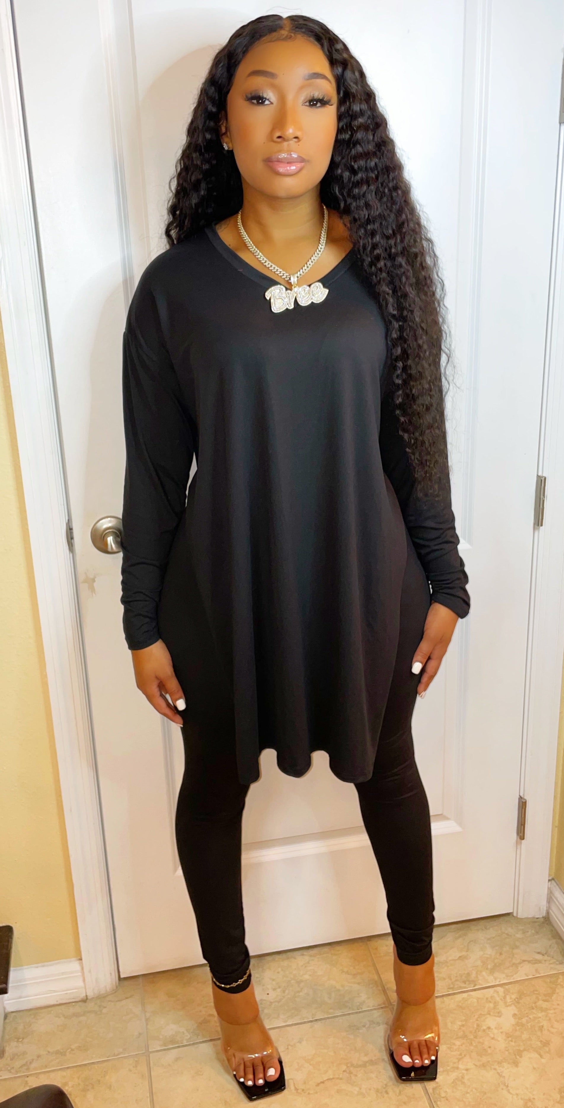 Black Lounge 2pc Set