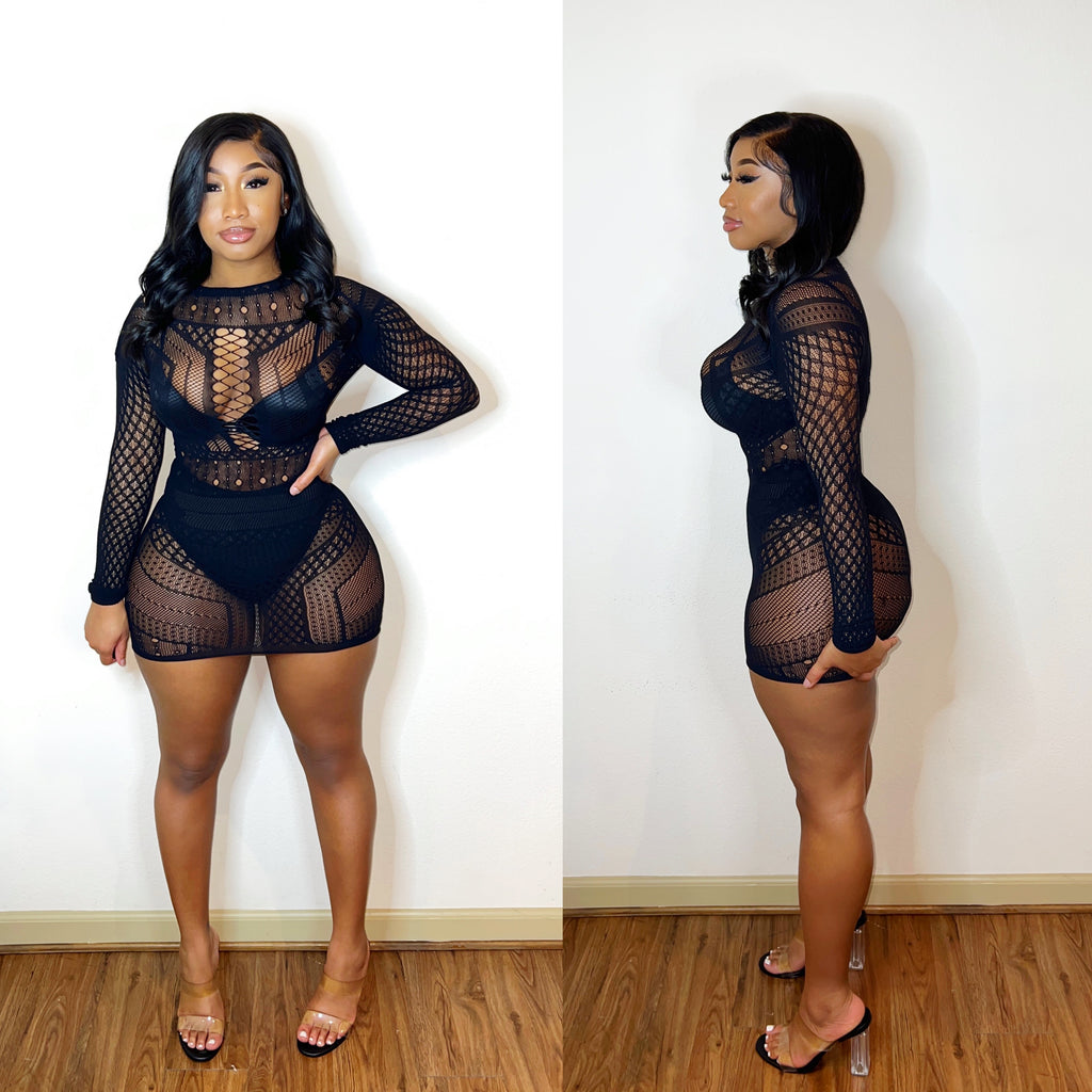 Black Lingerie Dress