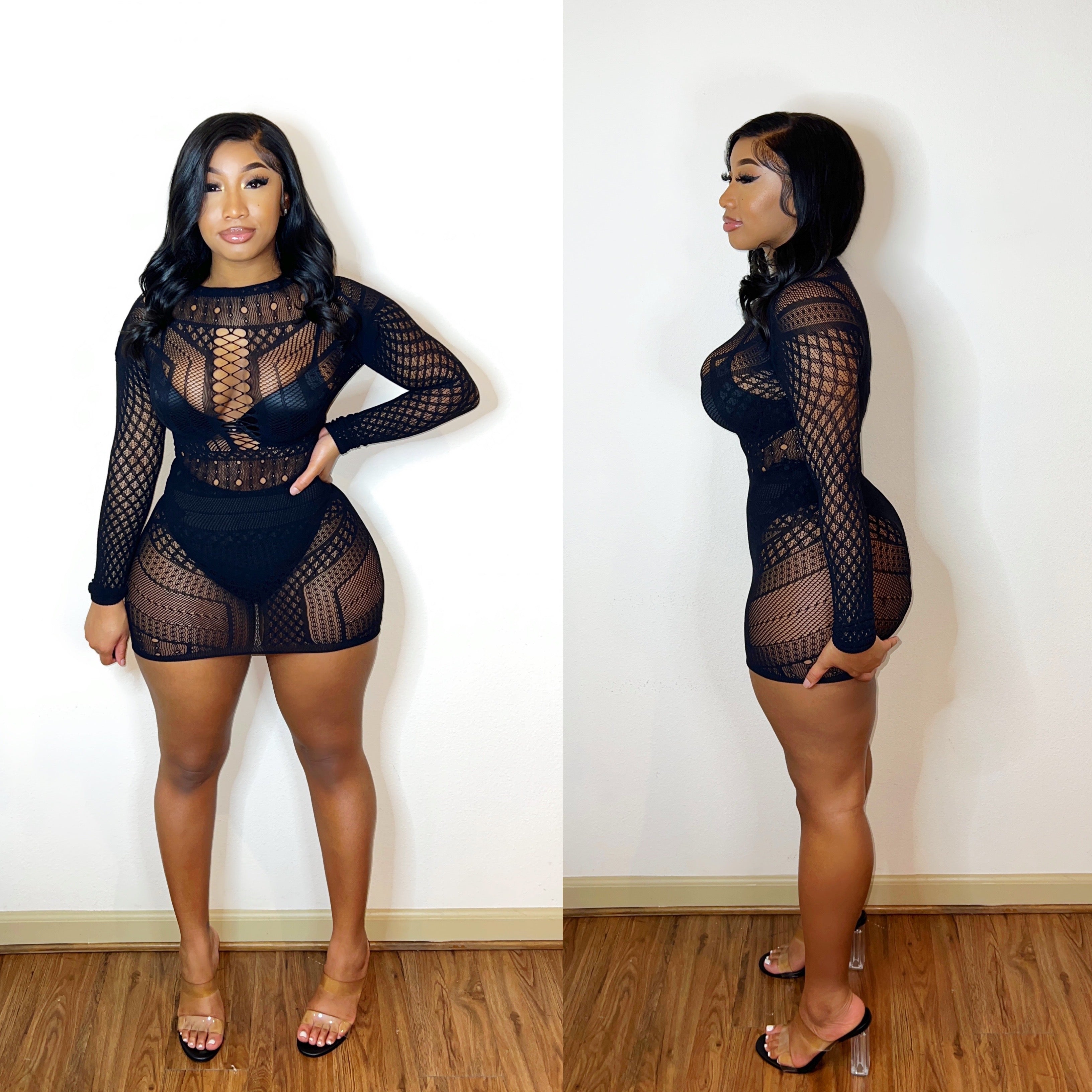 Black Lingerie Dress