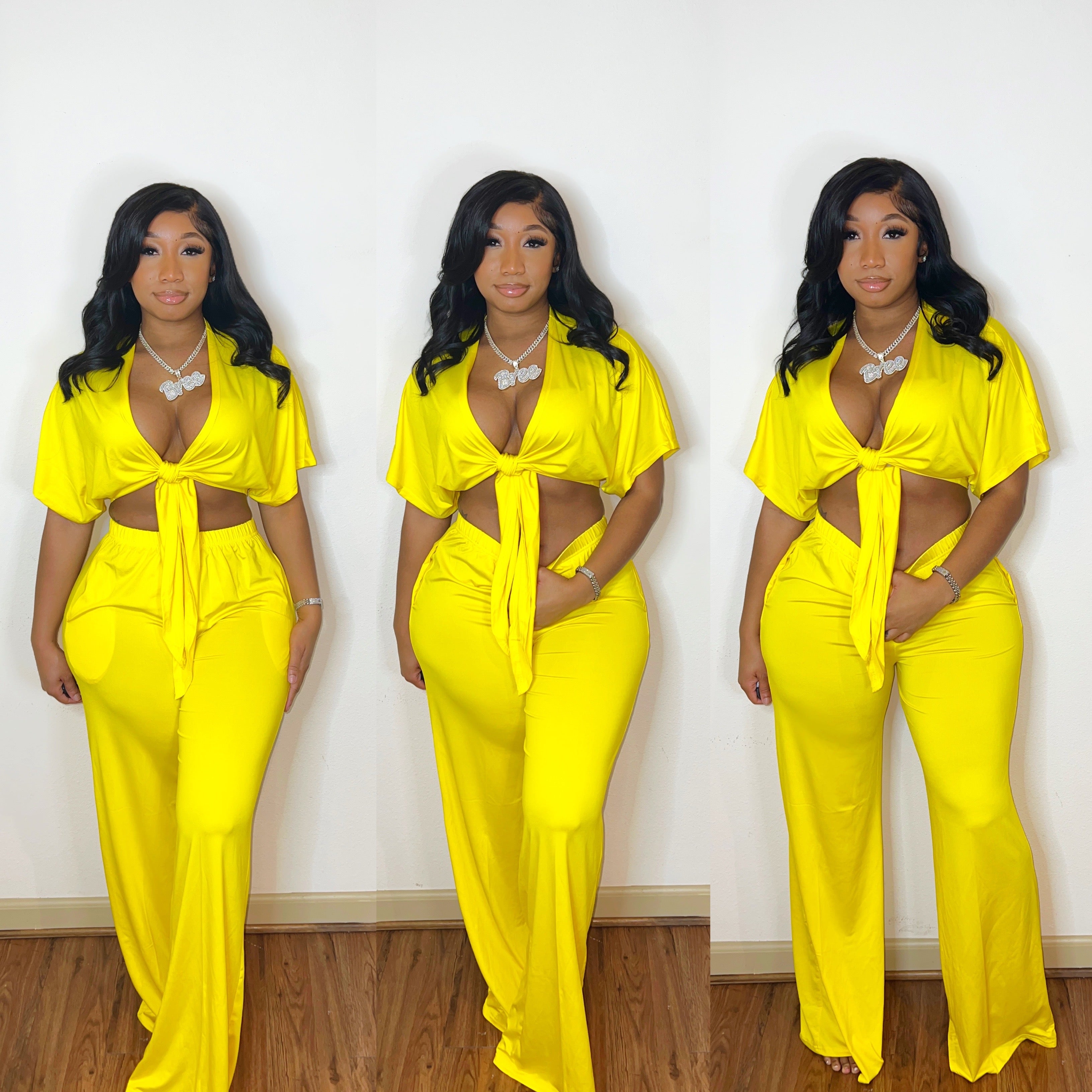 Moving On 2pc Set - Yellow