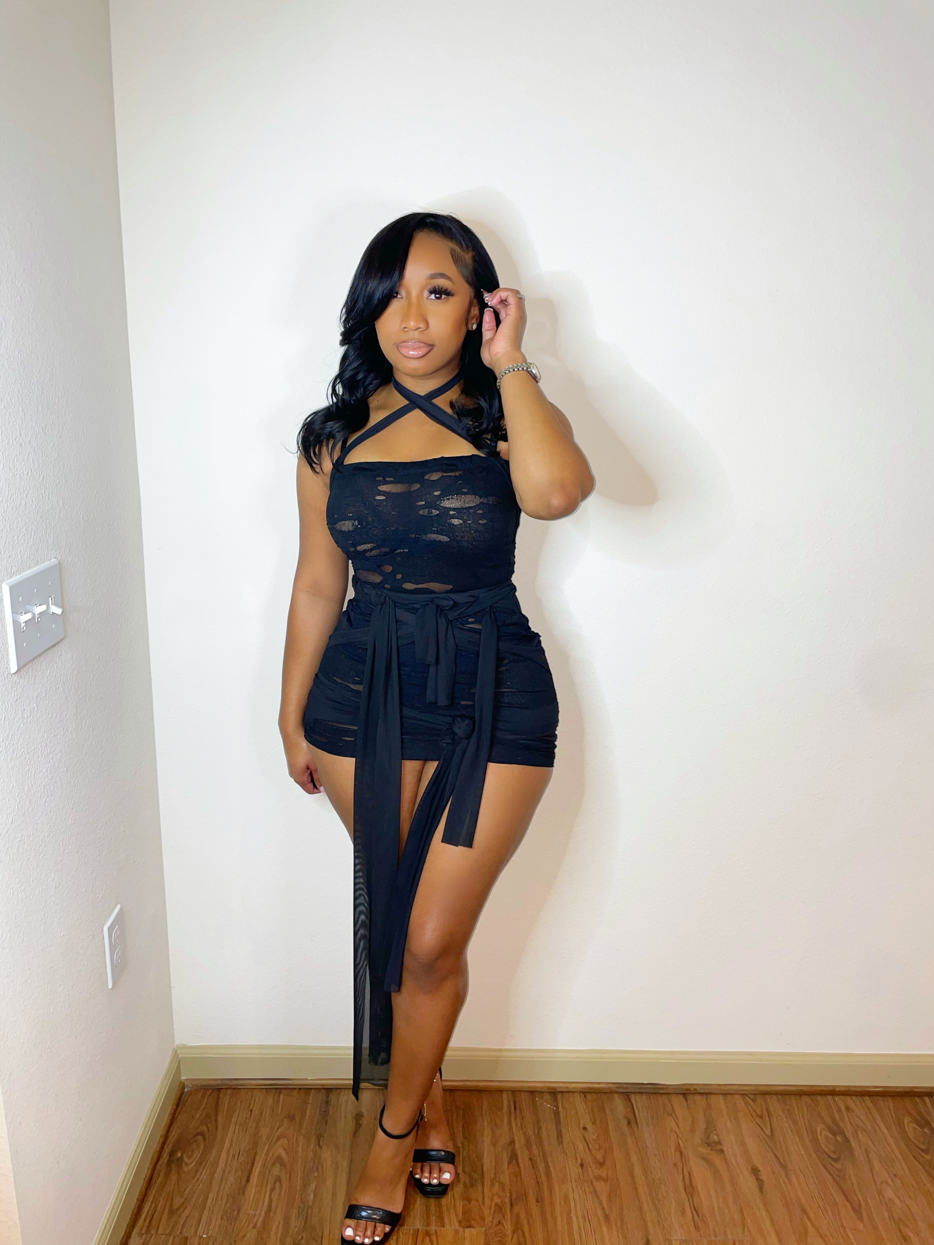 Wrap Me Up Mini Dress